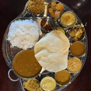 Anjappar Mutton Thali