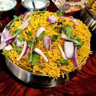 Chicken Dum Biriyani. $18.95.