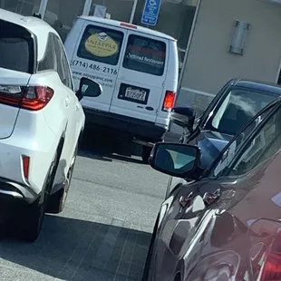 Excuse me but can you please not park in the handicapped spot.