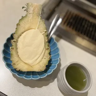 Pineapple Sherbet was delicious