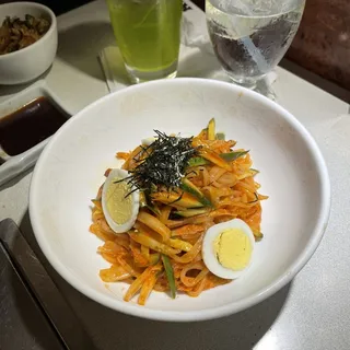 Spicy Cold Noodles Soup