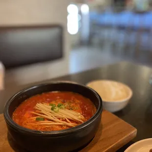 Korean soybean soup