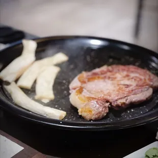 a steak and french fries