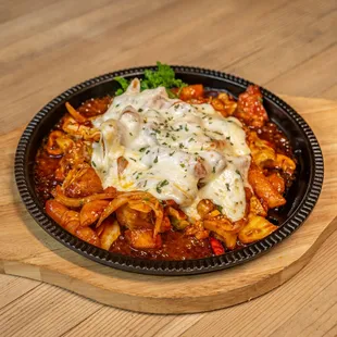 Spicy Chicken with Cheese