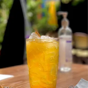 Mango Italian soda