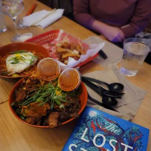 Bibim bowl with extra protein and extra sauce