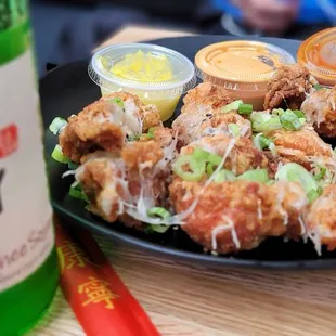 Cheesy Fried Chicken Wings