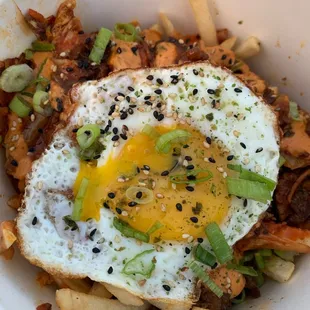 Kimchi bulgolgi fries