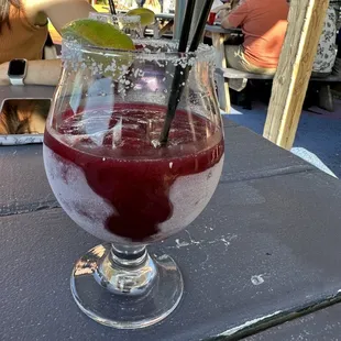 blackberry frozen margarita