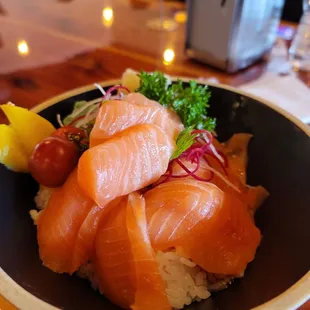 Salmon bowl