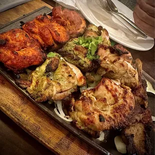 Anmol Platter 3 Chicken Boti Mutton Chops Chicken Tikka Malai Boti