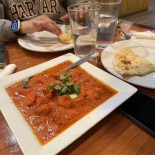 a plate of food on a table