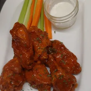 Hot wings...