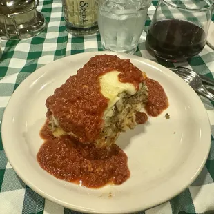 A small lasagna!