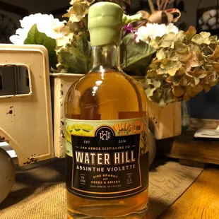 a bottle of water hill