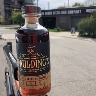 Limited Edition Spaulding's Coffee Liqueur.