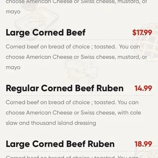Ann Marie&apos;s Corned Beef is OPEN!! Hall Rd in Clinton Twp. Check out a few sandwiches in my picture.