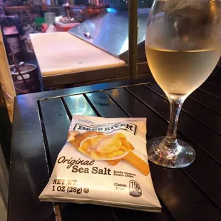 No liquor because no liquor - or food on Monday night... I settled on birthday pre game chips and basic wine.