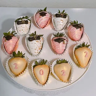 Graduation strawberry dipped chocolate