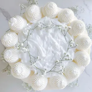 Fresh coconut chiffon cake