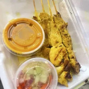 8.Chicken Satay (4PCS)