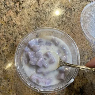 Taro Pearls Coconut Milk