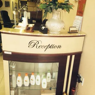 Front of the cashier section