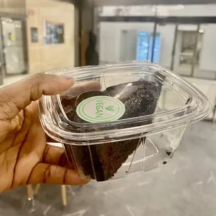 VEGAN Chocolate Cake, gluten free ($6.95) -- 12 January 2023
