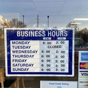 business hours