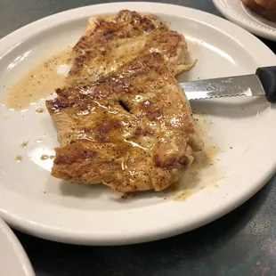 Grilled chicken for breakfast