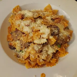 a pasta dish on a plate