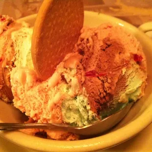 3 scoops of Spumoni 1 serving It was great