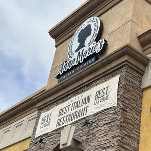 the front of the restaurant