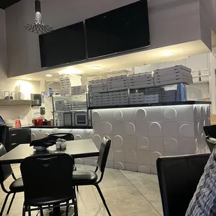 sushi and sashimi, interior