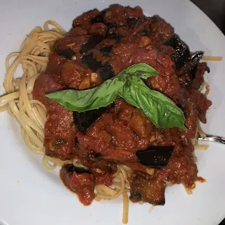 EGGPLANT WITH SPICY SAUCE