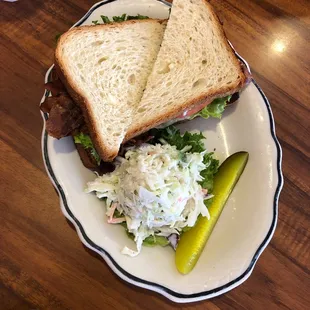BLT with Coleslaw