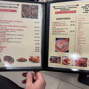 menu, sushi and sashimi