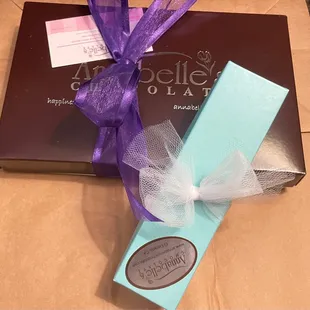 1 pound Box @ $28 per pound 4 truffles assorted @ $2.25 each