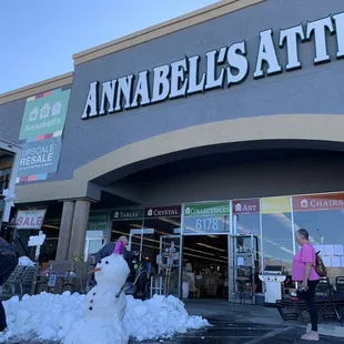 World Snow Day at Annabell's! Wow what an unexpected surprise in the middle of the desert! Snow for everyone to play in.