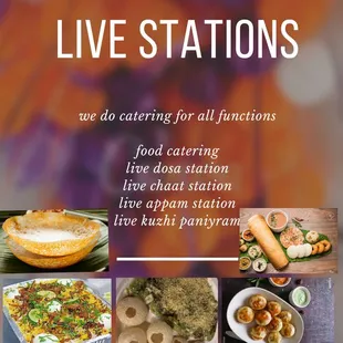 Live Stations&amp; Food Catering