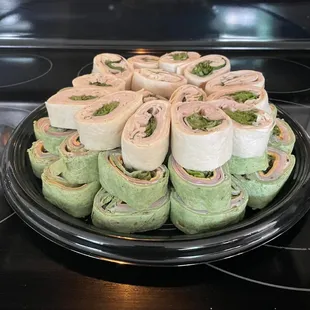 Ham and Turkey pinwheels