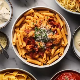 pasta, food
