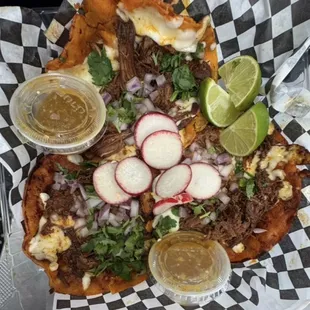 Queso birria tacos