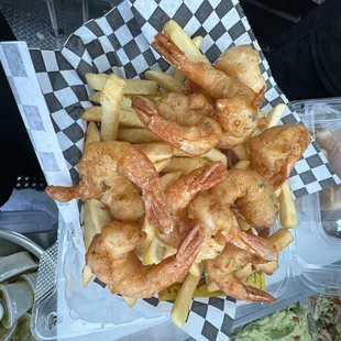 Shrimp and chips