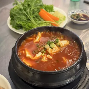 Spicy Tofu Soup