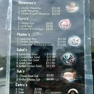 Plus they now have cheesesteaks, shrimp as a meat option, and grape leave wraps.