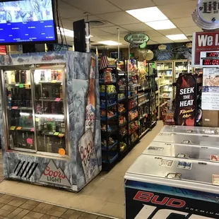 the inside of a store