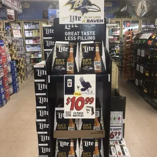 a display in a store