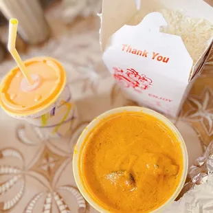 Chicken Tikka Masala, Mango Lassi