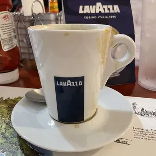 a cup and saucer